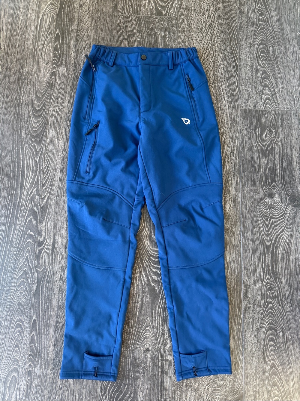 Hiking Fleece-Lined Ski Pants Windproof Water-Resistant Insulated Soft Shell
